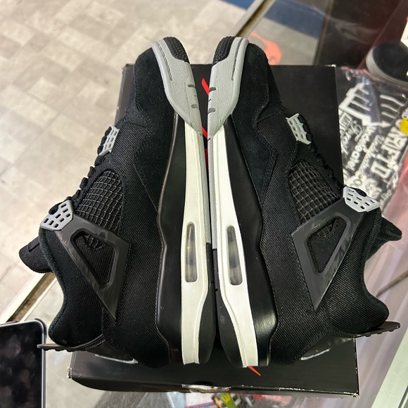 Size men’s - Nike Air Jordan 4 Retro SE Black Canvas Men's Shoes CLEAN - Picture 7 of 9